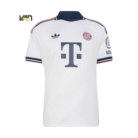ÁO BÓNG ĐÁ ADIDAS FC BAYERN SÂN KHÁCH 26/27 FAN VERSION - TRẮNG “JZ3069”