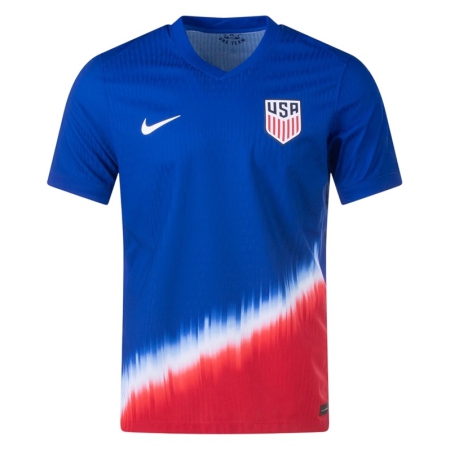 ÁO BÓNG ĐÁ NIKE ĐTQG MỸ SÂN KHÁCH 2024 PLAYER VERSION - XANH “FJ4264-417”