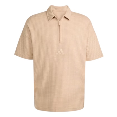 ÁO ADIDAS POLO ALL SZN PHỐI DÂY KÉO - NÂU “ JL6546 “