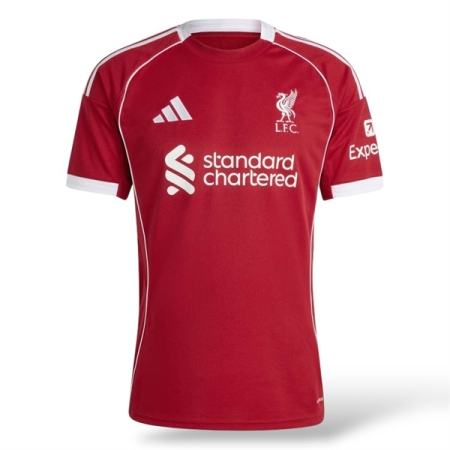 ÁO BÓNG ĐÁ LIVERPOOL FC SÂN NHÀ 25/26 FAN VERSION - MÀU ĐỎ “JV6423”