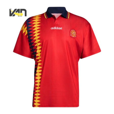 ÁO BÓNG ĐÁ ADIDAS ĐTQG TÂY BAN NHA SÂN NHÀ 1994 RETRO - ĐỎ "JN3707"
