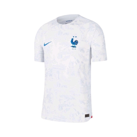 ÁO BÓNG ĐÁ NIKE FRANCE AWAY AUTH JERSEY - TRẮNG " DN0624-100 "
