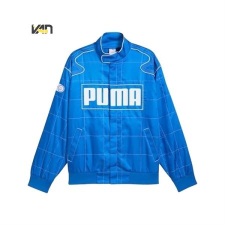 ÁO KHOÁC THỜI TRANG PUMA RELAXED RACER - XANH DƯƠNG - “629914-58”