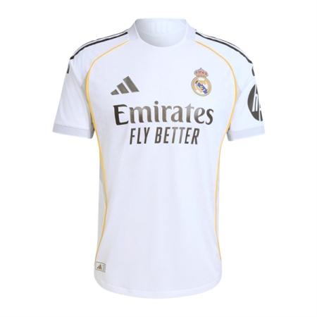 ÁO ĐẤU SÂN NHÀ REAL MADRID MÙA GIẢI 25/26 PLAYER - TRẮNG “JV5918’’