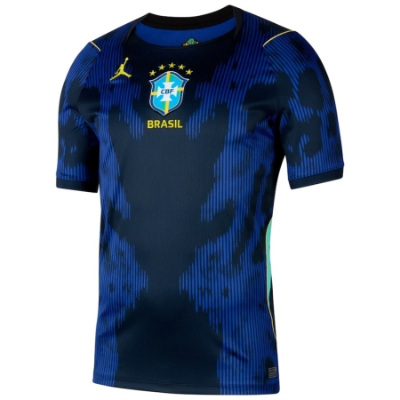 ÁO BÓNG ĐÁ NIKE ĐTQG BRAZIL SÂN KHÁCH 2026 FAN VERSION - XANH “IU1072-417”