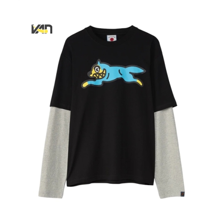 ÁO THUN THỜI TRANG ICECREAM BBC RUNNING DOG LAYERED T-SHIRT “IC25138”