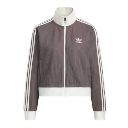 ÁO KHOÁC ADIDAS NỮ TRACK TOP DỆT KIM - NÂU “KC2650”