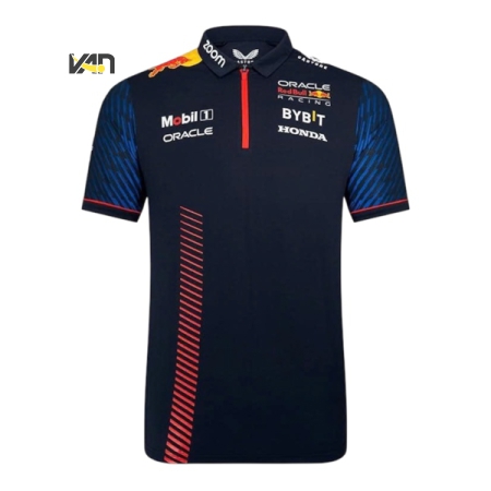 ÁO ĐẤU CÔNG THỨC 1 CASTORE ORACLE REDBULL 2023 - XANH “TM2645”
