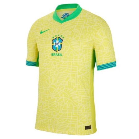 ÁO ĐẤU NIKE SÂN NHÀ ĐTQG BRAZIL 2024 PLAYER VERSION - VÀNG - “FJ4270-706”