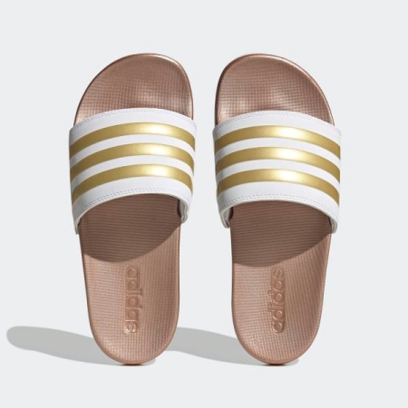 DÉP ADIDAS COMFORT SỌC VÀNG GOLD - H03618