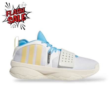 [FLASH SALE] GIÀY BÓNG RỔ ADIDAS DAME 8 EXTPLY CREAM WHITE