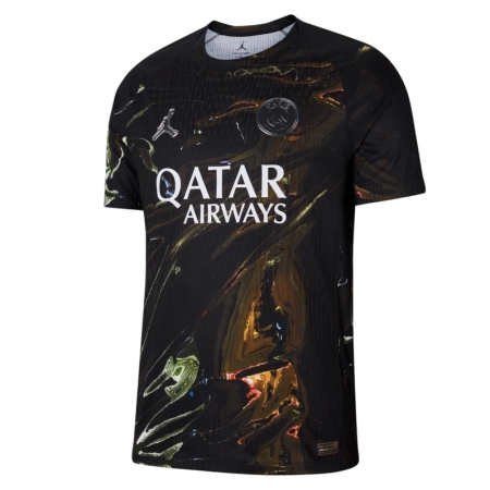 ÁO BÓNG ĐÁ NIKE PSG X JORDAN 25/26 PLAYER VERSION - ĐEN “IB3142-011”