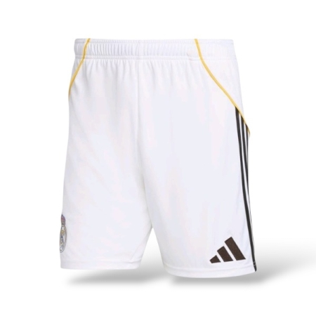 QUẦN BÓNG ĐÁ ADIDAS CLB REAL MARID SÂN NHÀ 25/26 -TRẺ EM - TRẮNG “JN8878”