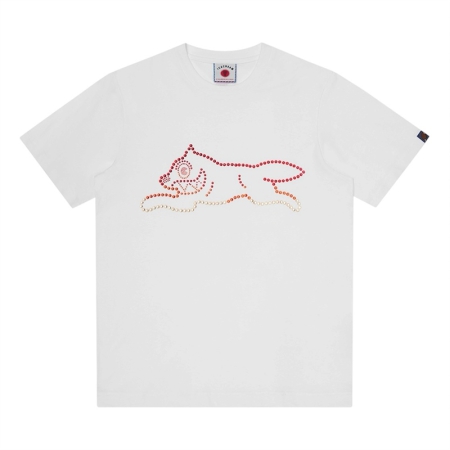ÁO THỜI TRANG NAM ICECREAM BBC CRYSTAL RUNNING DOG - TRẮNG