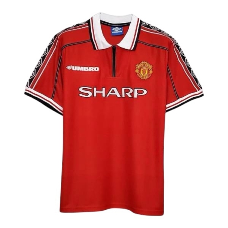 ÁO BÓNG ĐÁ CLB MANCHESTER UNITED RETRO 1998/2000 - ĐỎ - “ FCRT001”