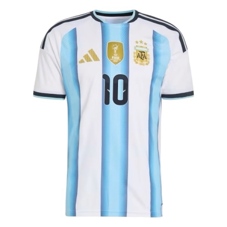 ÁO BÓNG ĐÁ ADIDAS ĐTQG ARGENTINA SÂN NHÀ 2026 PLAYER VERSION NAMESET MESSI #10 - TRẮNG “KH3934”