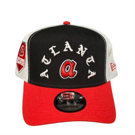 NÓN THỜI TRANG NEW ERA 9FIFTY SNAPBACK ATLANTA WORLD SERIES CHAMPIONS " ĐỎ "