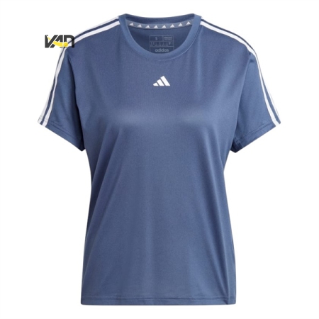 ÁO THUN THỜI TRANG NỮ ADIDAS 3 SỌC TRAIN ESSENTIALS AEROREADY -XANH “IS4219”