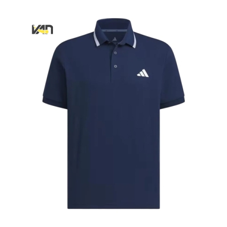 ÁO POLO ADIDAS ÁO POLO THUN GÂN NGẮN TAY 3 SỌC - XANH “JF6272”