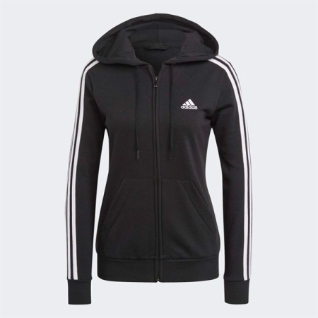 ÁO KHOÁC ADIDAS ĐEN SỌC TRẮNG