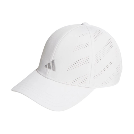 NÓN / MŨ ADIDAS LƯỠI TRAI ÁNH KIM - TRẮNG " JH3634 "