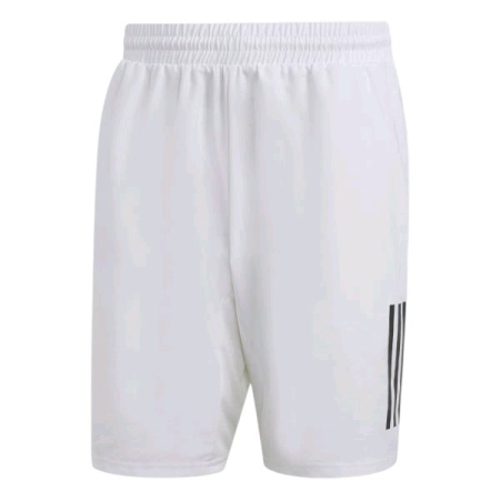 QUẦN SHORT THỂ THAO NAM ADIDAS TENNIS 3 SỌC CLUB - TRẮNG " HS3251 "