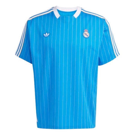 ÁO BÓNG ĐÁ ADIDAS REAL MADRID TERRACE ICONS - XANH “JN3060”