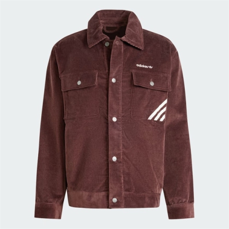 ÁO KHOÁC ADIDAS COACH VẢI NHUNG NÂU “IW3263”