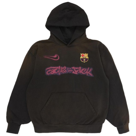 ÁO HOODIE NIKE FC BARCELONA X TRAVIS SCOTT CACTUS JACK SPRAY LOGO “FQCJ-HS01”