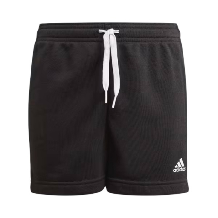QUẦN NGẮN THỂ THAO NỮ ADIDAS 3 SỌC - ĐEN "GN4057"