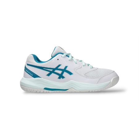GIÀY TENNIS/PICKLEBALL NỮ ASICS GEL-DEDICATE 8 “WHITE TEAL BLUE”-“1044A077-103”