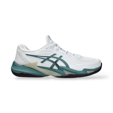 GIÀY TENNIS/PICKLEBALL ASICS FF 3 WHITE/FOGGY TEAL - TRẮNG “1041A370-107”