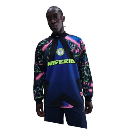 ÁO ĐẤU BÓNG ĐÁ NIKE NIGERIA HOLLYWOOD KEEPER - XANH “IO0782-010”