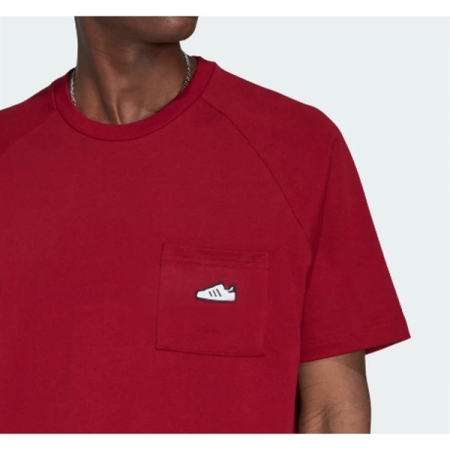 (SALE) ÁO THUN THỜI TRANG ADIDAS NAM - MÀU ĐỎ “IA3934”