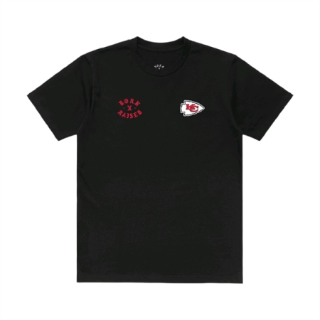 ÁO THUN UNISEX BORN X RAISED BLACK KANSAS CITY CHIEFS T-SHIRT - ĐEN