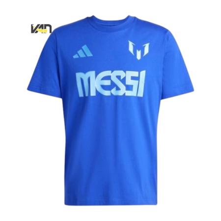 ÁO THUN THỜI TRANG ADIDAS MESSI SỐ 10 - XANH "JJ1419"