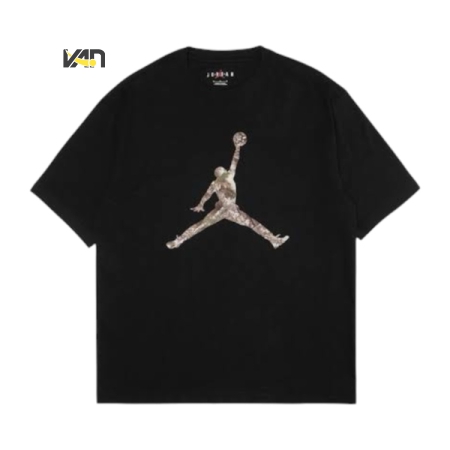 ÁO THUN THỜI TRANG JORDAN BROOKLYN REALTREE JUMPMAN - ĐEN "HQ9016-010