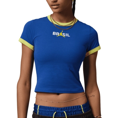 ÁO THỜI TRANG NỮ NIKE BRAZIL CBF JORDAN GRAPHIC CREWNECK 2026 - XANH “IF3926-417”