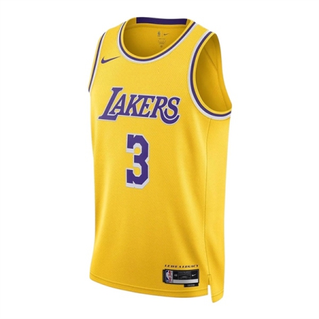 ÁO BÓNG RỔ NIKE DRI-FIT NBA LOS ANGELES LAKERS ANTHONY DAVIS ICON EDITION 22/23 - VÀNG “DN2009-729”