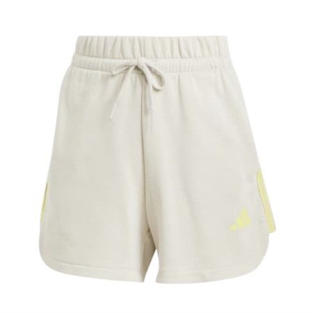 QUẦN NGẮN THỜI TRANG NỮ ADIDAS AOP 3 SỌC - MÀU KEM "JD1177"