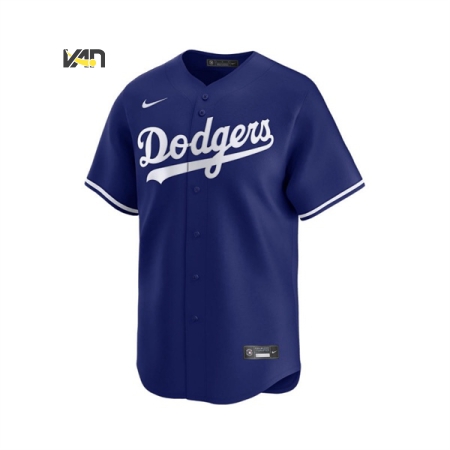ÁO BÓNG CHÀY NIKE LOS ANGELES DODGERS MLB ALT2 - XANH “T7LM-LDA2”