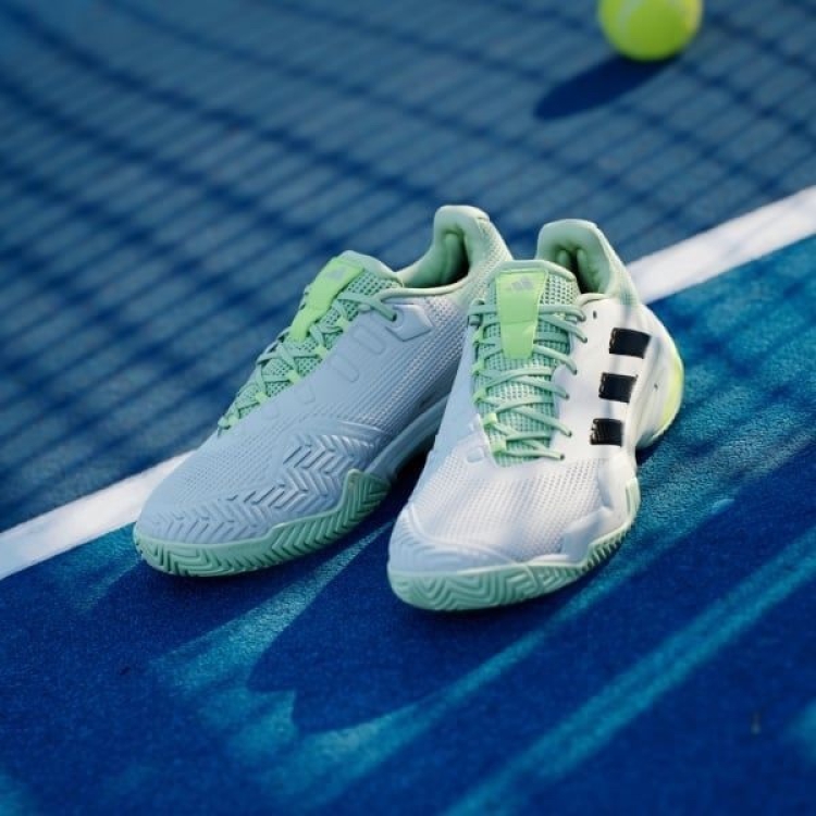GIÀY TENNIS PICKLEBALL ADIDAS BARRICADE 13 - XANH LÁ “IG3114”